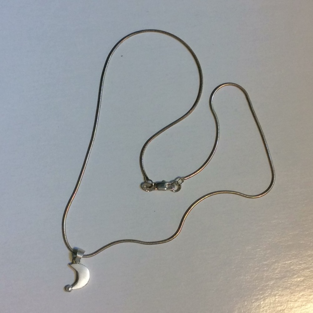 Half moon necklace